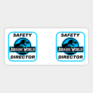 Safety First - Fictional Organizations Industrial Safety - Dinosaur Park Sticker